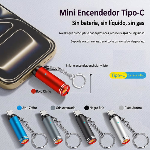 Encendedor electrónico USB-C